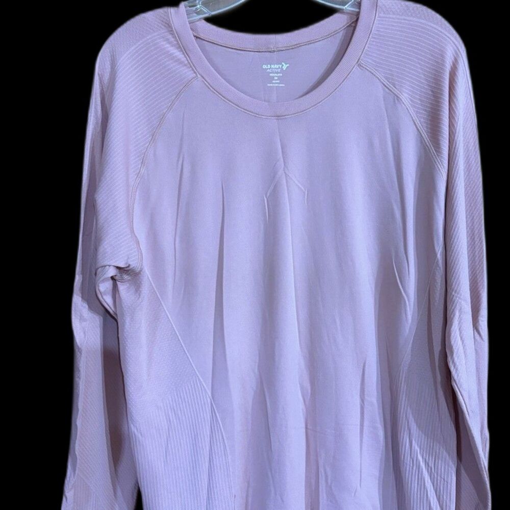 NWT Old Navy Active Fluid Seamless Pink Fitted Top 3X Plus